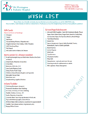 wish list image